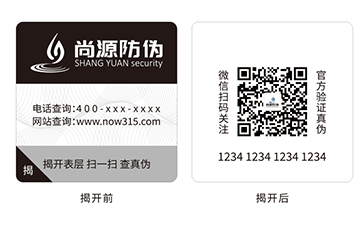 雙層防偽標識